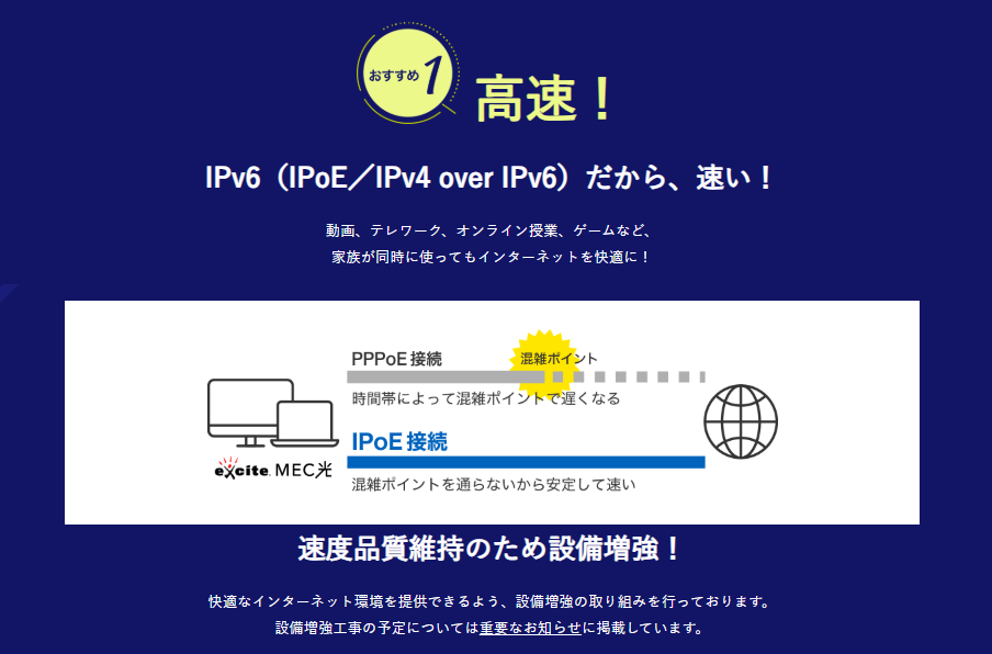 エキサイトMEC光|トップ画